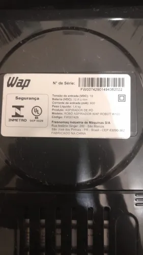 Aspirador Robot Wap W100 - Pano/Varre