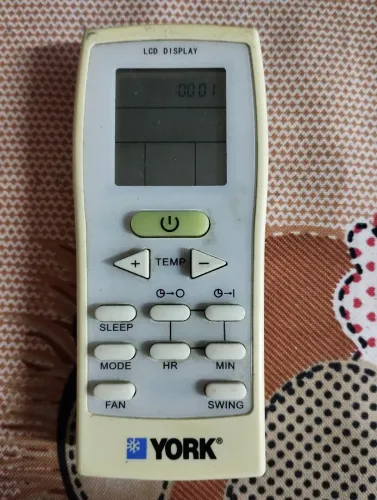 Controle remoto Ar Condicionado York