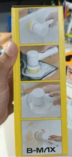 Escova Elétrica 7 em 1 B-Max - Limpeza Completa!