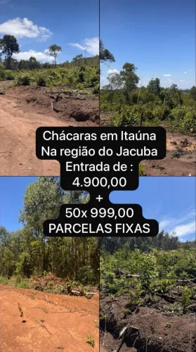 Chácara 1.000m² em Itaúna/Jacubas | R$ 4.900,00 Mil Entrada + 50x R$ 999,00