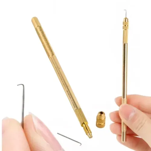 Kit 1 Suporte Mandril + 3 Agulha para Confecção Peruca