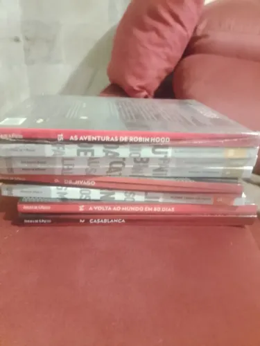 Coleção folha de livros c/DVD clássicos do cinema