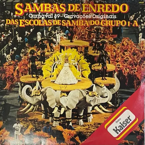 Vinil Sambas de Enredo Carnaval 89 - Gravações Originais