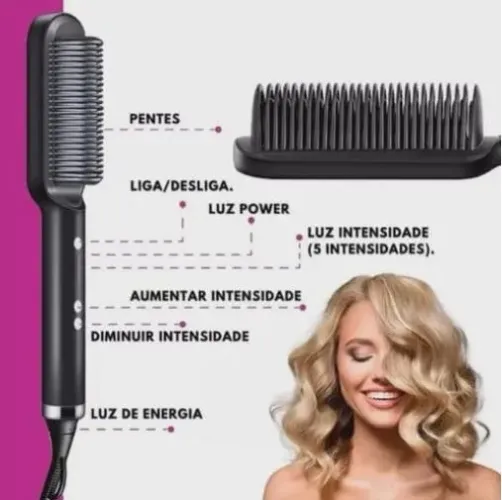 Escova Pente Secadora - Nova