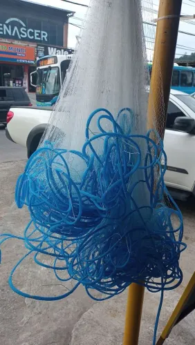 Rede top pra arrastar malha 20 fio 0.40 