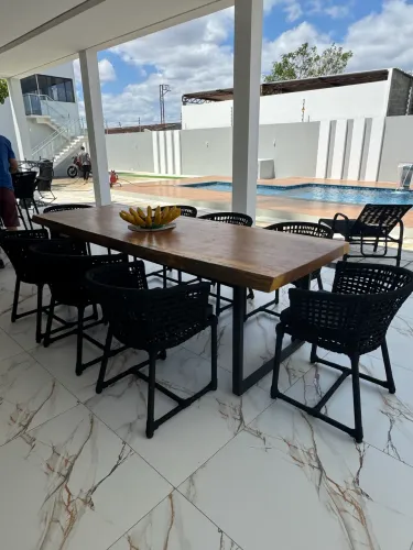 Cadeiras em corda náutica 