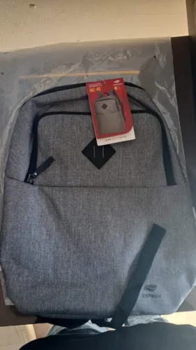 MOCHILA PARA NOTEBOOK 15,6 MC-40GY CINZA C3TECH NOVO LACRADO FRETE GRÁTIS PARA MACEIÓ