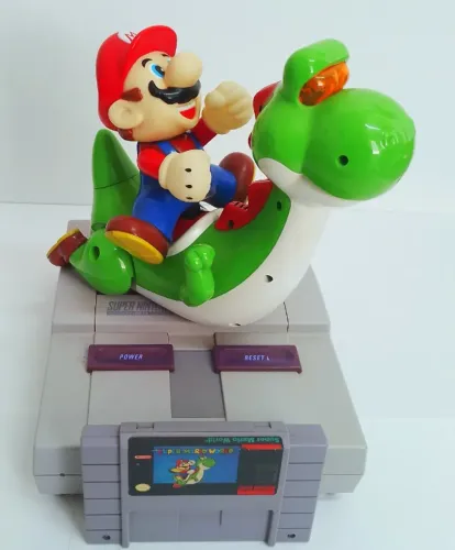 Super Mario e Yoshi brinquedo Musical que Anda Original 1993