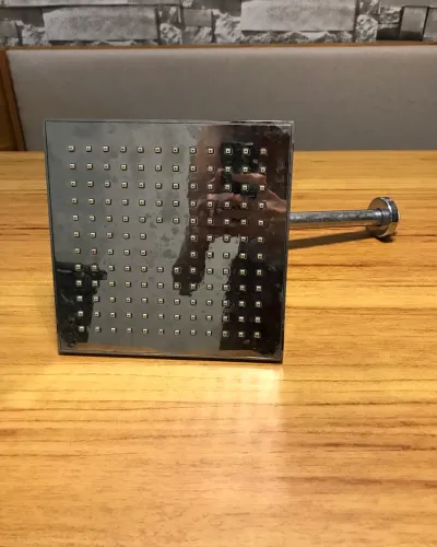 conjunto de duchas inox quadradas