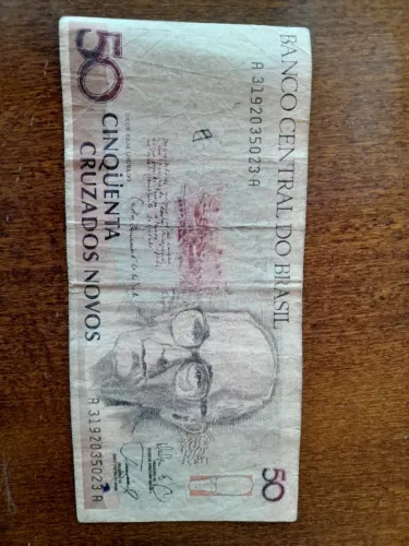 Cédula de 50 cruzados novos