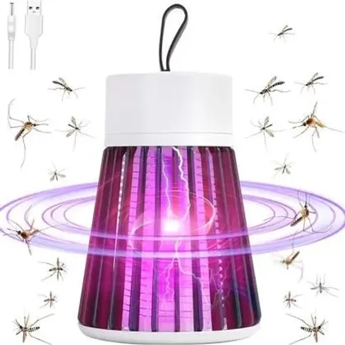 Armadilha Pernilongo Repelente Eletrônico Mata Mosquitos  Recarregavel Portatil 