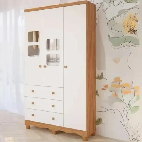 Roupeiro Infantil 3 Portas Lumi, 100% MDF