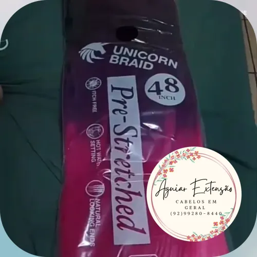 CABELO JUMBO ROXO COM PINK HOT