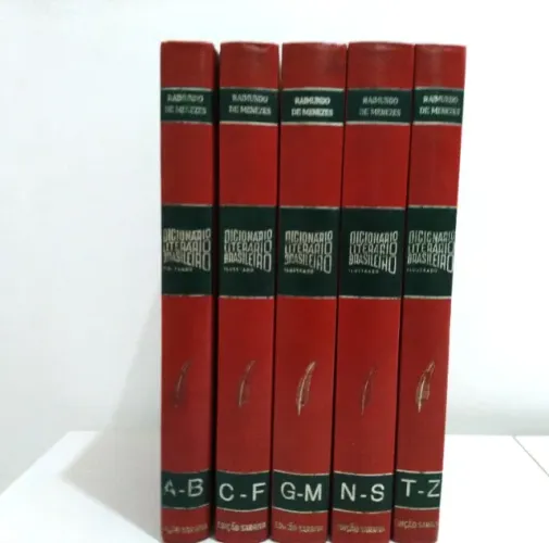 Dicionario Literario Brasileiro - 5 volumes