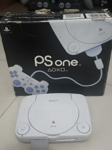 Playstation 1 Com Caixa e Manual