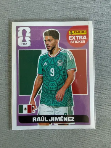 Figurinha Extra Sticker Legend Raul Jimenez 2026