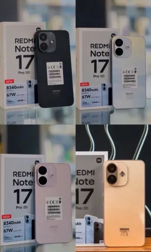 Redmi Note 17 Pro 5G NFC 256GB / 8GB RAM AZUL ROXO PRETO LARANJA