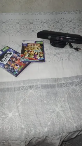 kit kinect xbox 360 + 2 jogos originais