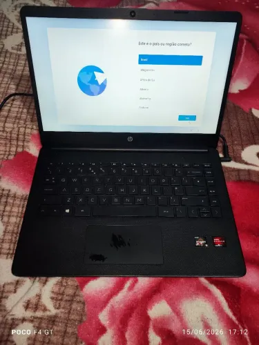 Notebook HP Slim - SSD 256GB Windows 11 - Estado de Novo