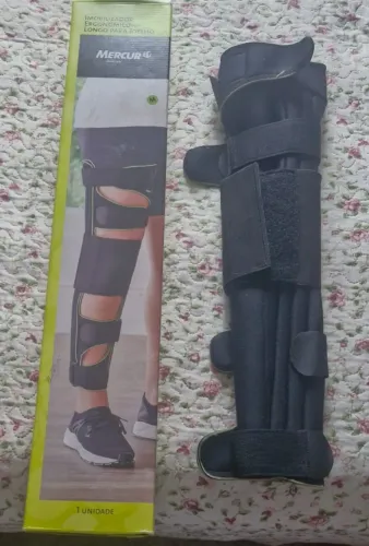 Imobilizador Ergonômico Longo para Joelho Mercur (Tamanho M) - Usado em Excelente Estado