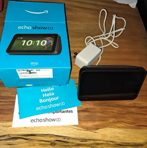 Alexa Echo Show 5 Estado de Novo, Retirado da caixa so para teste de funcionamento