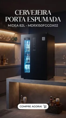 CERVEJEIRA PORTA ESPUMADA MIDEA 82L