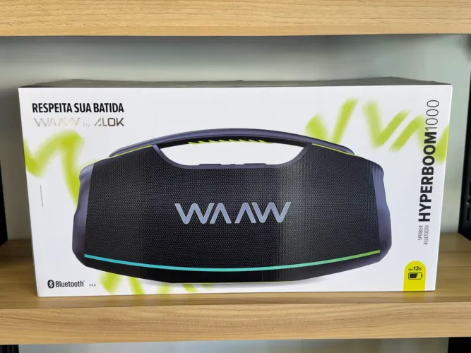 CAIXA DE SOM HYPERBOOM 1000 WAAW