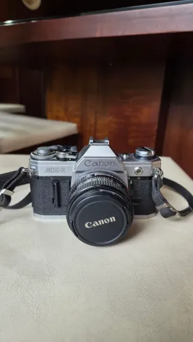 câmera canon ae-1 35mm vintage