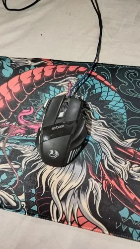 mouse gamer ms g260 preto led 7 botões