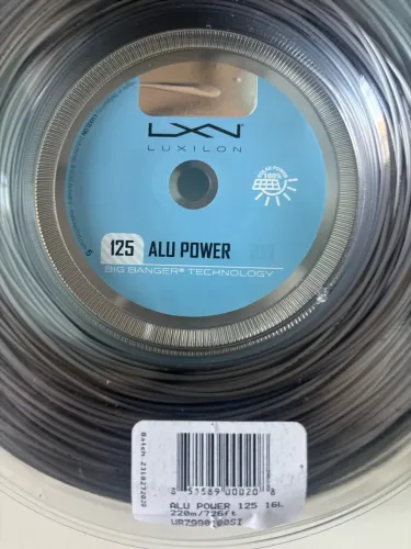Rolo de corda luxilon alu power 1.25mm