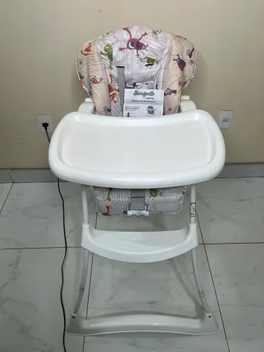 Cadeira de refeição papa e soneca infantil Burigotto (Monstrinhos)
