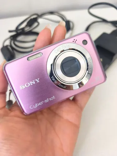 Sony Cyber-shot DSC-W210 Rosa - Completa | Digicam Retrô | Excelente Estado de Conservação