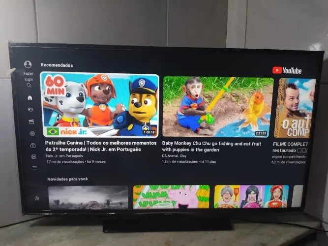 Tv smart Samsung 43 polegadas aceito cartão
