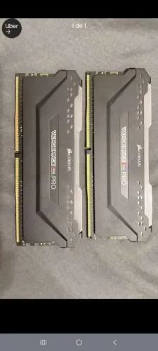 Memória ram 2x8 ddr4 corsair