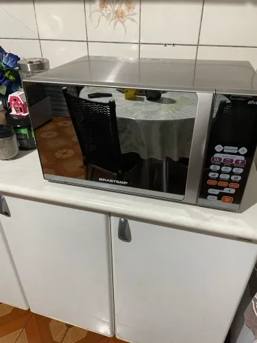 Microondas Brastemp inox