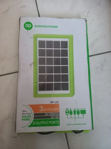 Panel solar portatil