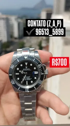 Relógio Rolex Submariner Automático Tradicional - Qualidade Premium