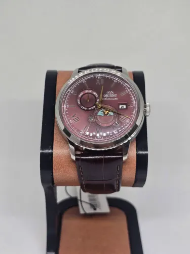 Orient Bambino Sun and Moon - Bordeaux