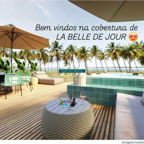 Cobertura Vista Mar com Piscina na Praia de Guadalupe, Sirinhaém/PE - Vendo com exclusivid