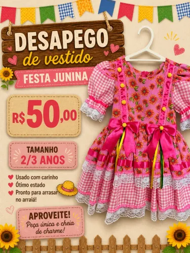 Vestido caipira 