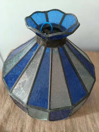 Lustre de Vitral - Estilo Vintage Sofisticado