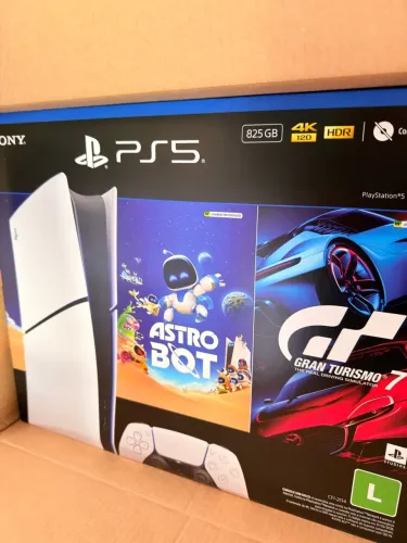 PlayStation 5, SSD 825GB, Controle Sem Fio DualSense + 2 Jogos ,edição digital LACRADO