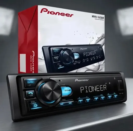 Pioneer 145BR/ Bluetooth/ controle/ USB