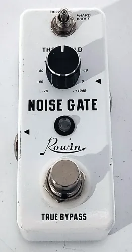Mini Pedal Elimina Ruido - Noise Gate Supressor Rowin LEF-319 Branco