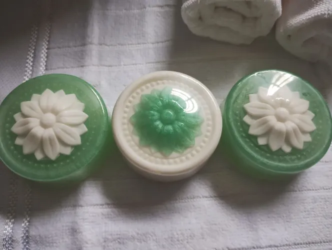 Kit 3 sabonete glicerinado perfumado capim limão 