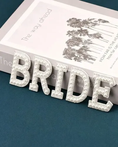 Letreiro BRIDE para personalização