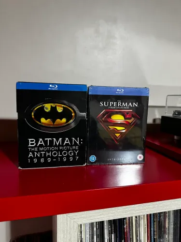 Coleção Bluray Batman e Superman