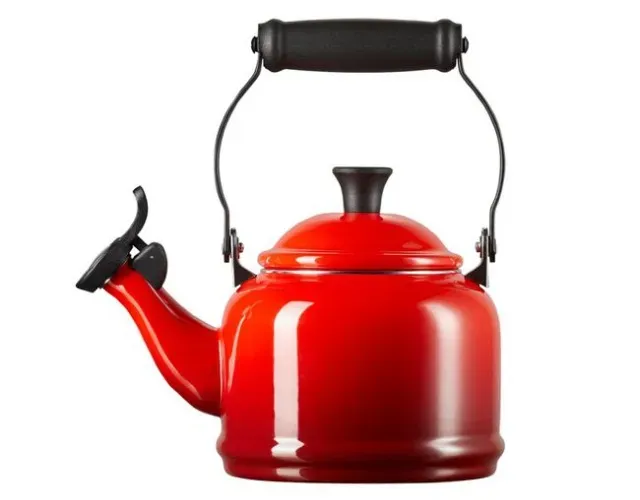 Frete Grátis!!! Chaleira Demi Vermelha Le Creuset