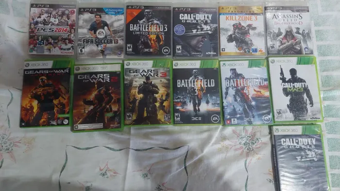 Lote Imperdível de Jogos PS3 e Xbox 360