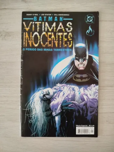 HQ Quadrinhos Batman: Vítimas Inocentes - O Perigo das Minas Terrestres